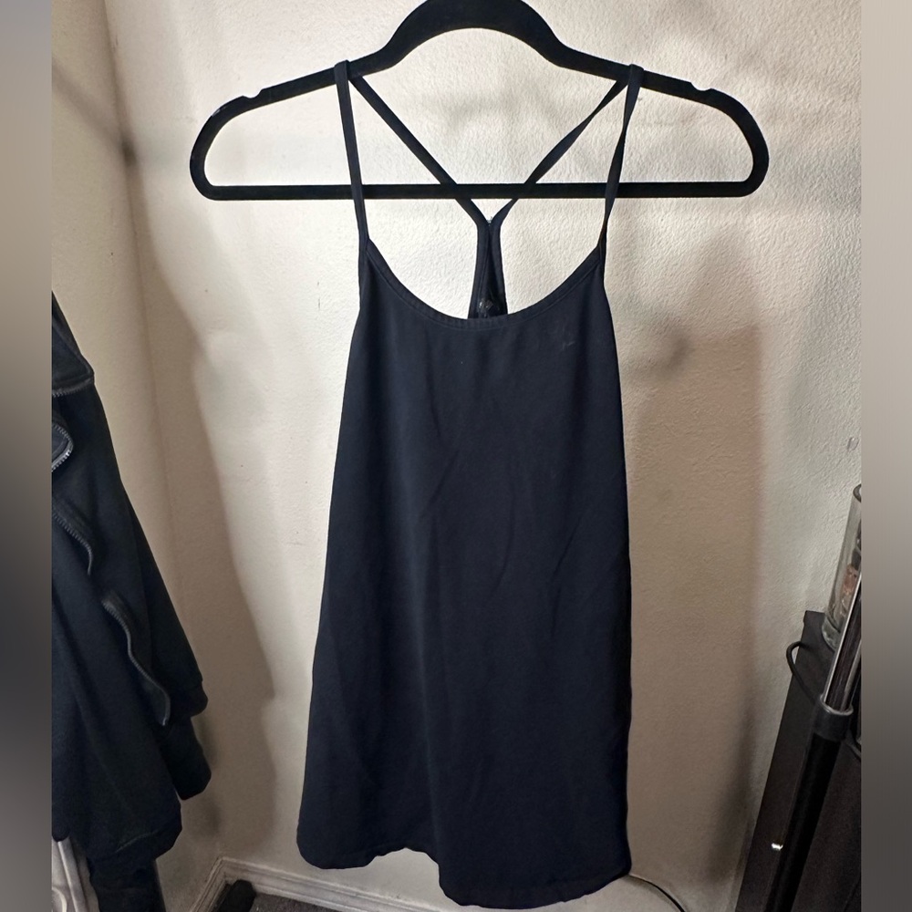 Flowy black dress
